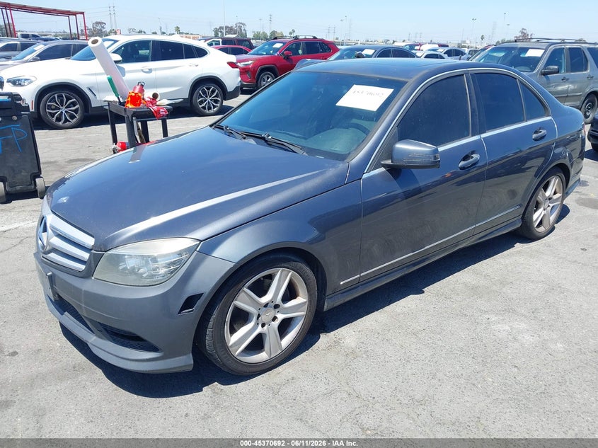 2011 Mercedes-benz C class VIN WDDGF5EBXBR172920 IAAI salvage auction — NORMAL WEAR, App For Dup Clear (California), sold $300 on 2026-07-30 (photo 2)