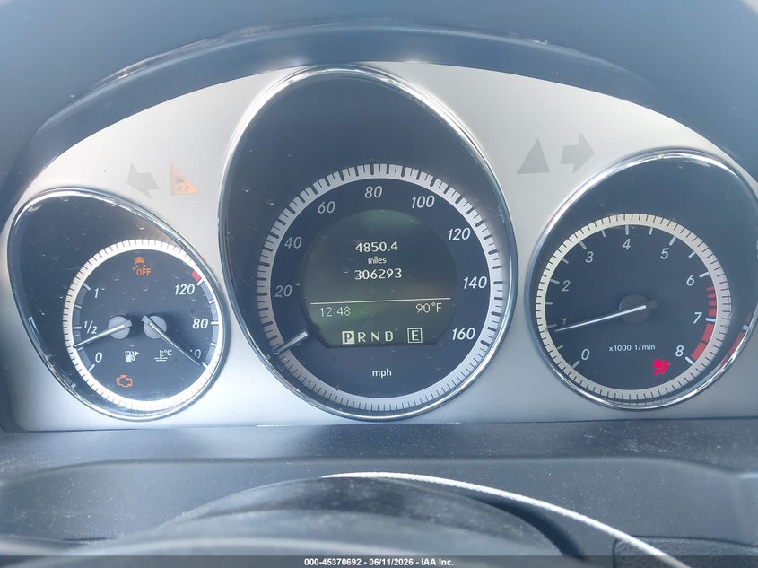 2011 Mercedes-benz C class VIN WDDGF5EBXBR172920 IAAI salvage auction — NORMAL WEAR, App For Dup Clear (California), sold $300 on 2026-07-30 (photo 7)