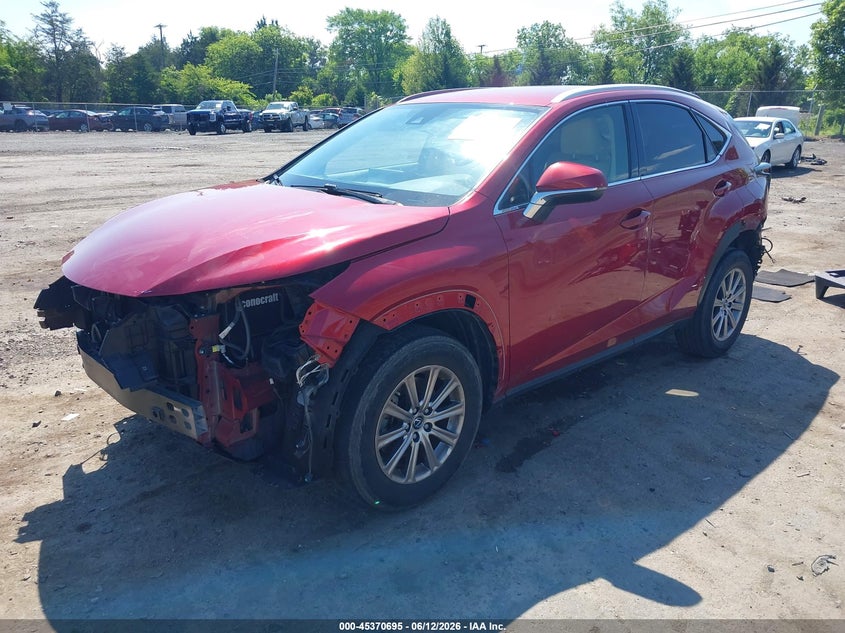 2021 Lexus Nx VIN JTJDARBZ1M5026806 IAAI salvage auction — FRONT & REAR, Salvage (Virginia), sold $7,075 on 2026-07-28 (photo 2)