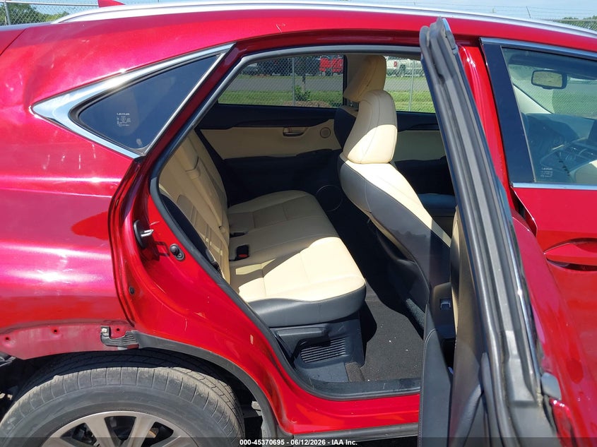 2021 Lexus Nx VIN JTJDARBZ1M5026806 IAAI salvage auction — FRONT & REAR, Salvage (Virginia), sold $7,075 on 2026-07-28 (photo 8)