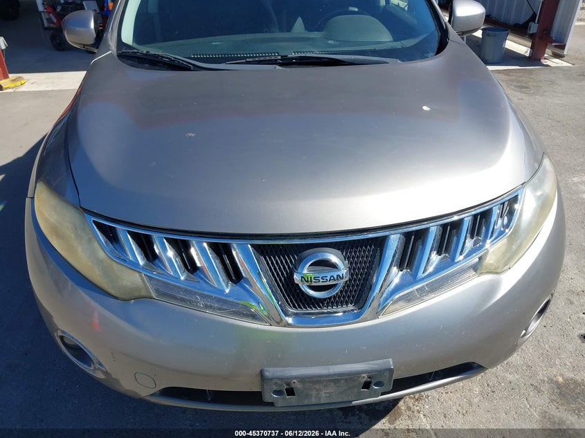 2009 Nissan Murano VIN JN8AZ18U39W028493 IAAI salvage auction — NORMAL WEAR, Clear - Dealer Only (California), sold $550 on 2026-07-07 (photo 6)