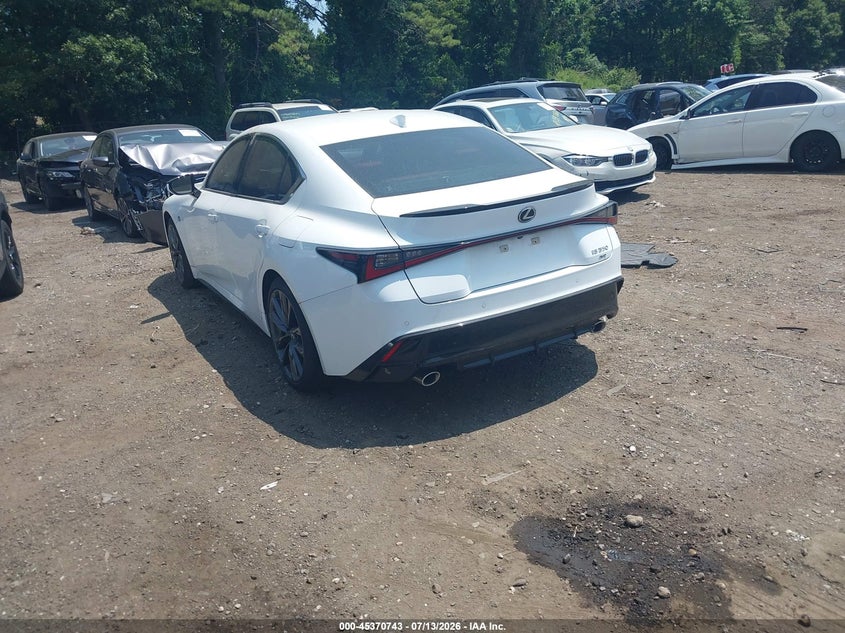2024 Lexus Is VIN JTHGZ1E26R5034298 IAAI salvage auction — UNKNOWN, Salvage (New Jersey), sold $24,200 on 2026-07-21 (photo 3)