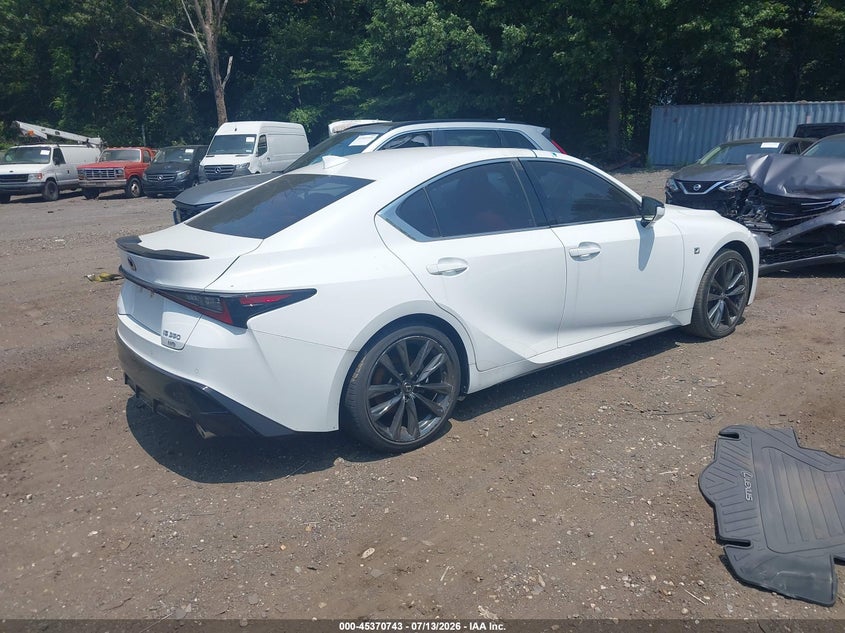 2024 Lexus Is VIN JTHGZ1E26R5034298 IAAI salvage auction — UNKNOWN, Salvage (New Jersey), sold $24,200 on 2026-07-21 (photo 4)