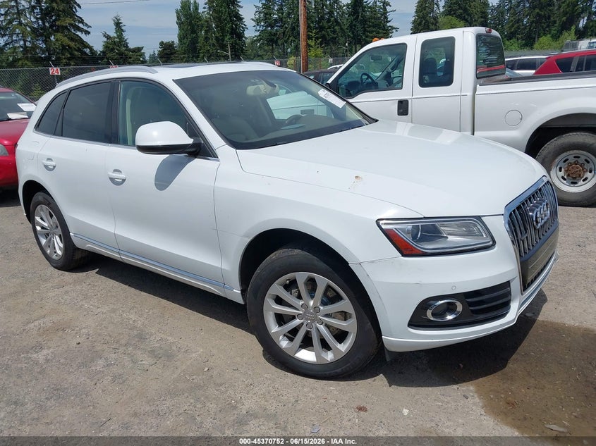 2014 Audi Q5 VIN WA1LFAFP6EA063184 IAAI salvage auction — NORMAL WEAR, Clear (Washington), sold $1,000 on 2026-07-29 (photo 1)