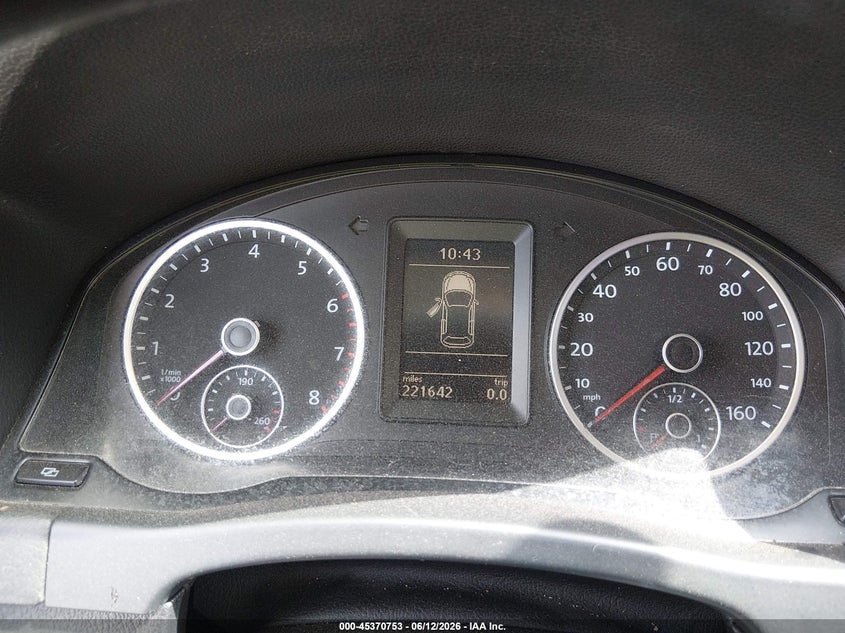 2012 Volkswagen Tiguan VIN WVGAV7AX0CW561211 IAAI salvage auction — NORMAL WEAR, Original (Texas), sold $875 on 2026-07-07 (photo 7)