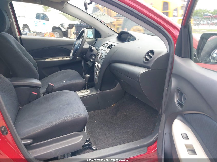 2008 Toyota Yaris VIN JTDBT903181248522 IAAI salvage auction — FRONT END, Rebuildable (Florida), sold $1,025 on 2026-07-09 (photo 5)