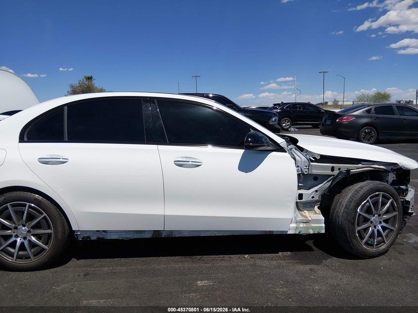2024 Mercedes-Benz C-Class VIN W1KAF8HB8RR184903 IAAI salvage auction — Side, Salvage (Nevada), sold $25,000 on 2026-07-08 (photo 6)