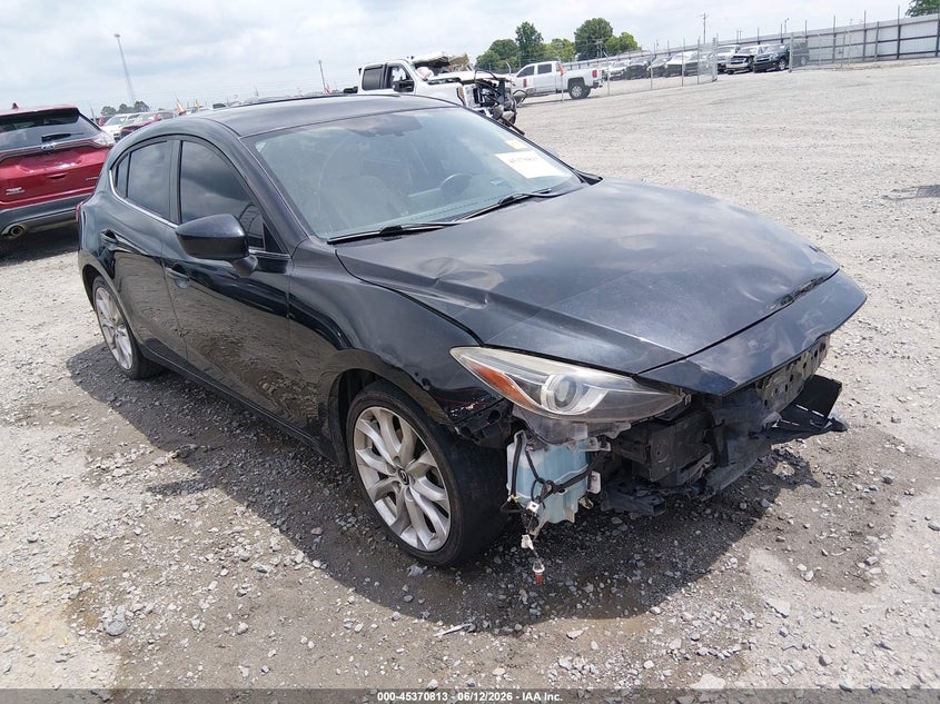 2014 Mazda 3 VIN JM1BM1M39E1102602 IAAI salvage auction — FRONT END, Wait Title, sold $1,300 on 2026-09-06 (photo 1)