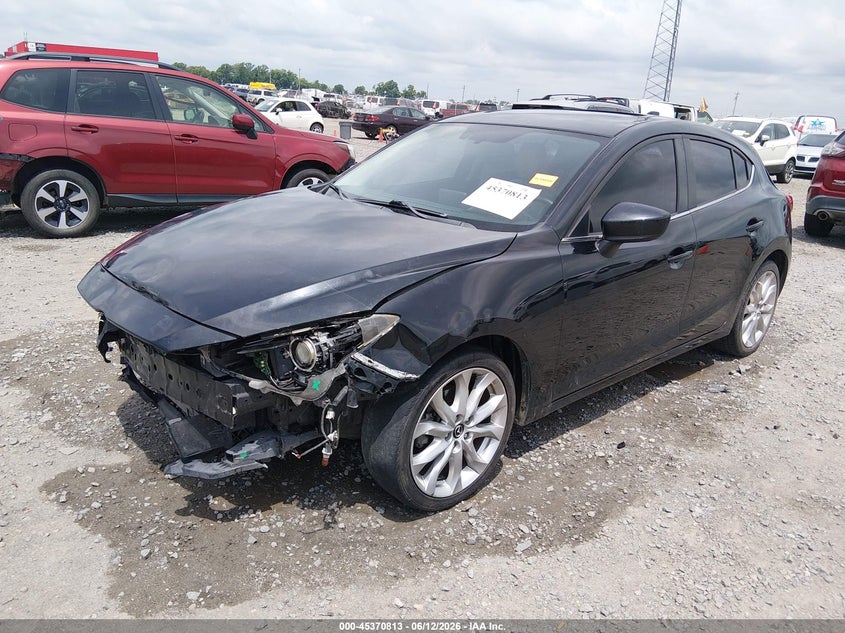 2014 Mazda 3 VIN JM1BM1M39E1102602 IAAI salvage auction — FRONT END, Wait Title, sold $1,300 on 2026-09-06 (photo 2)