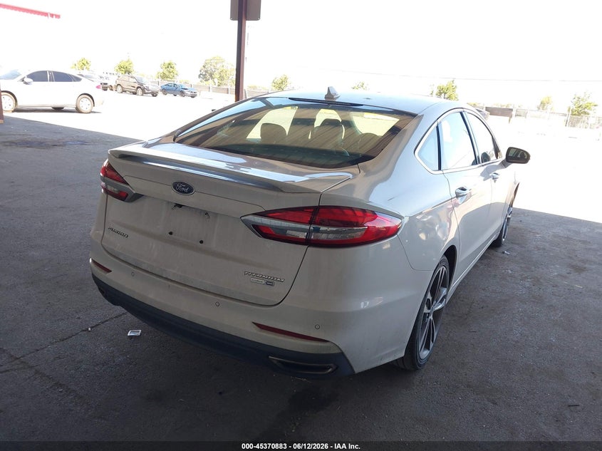 2020 Ford Fusion VIN 3FA6P0D90LR131356 IAAI salvage auction — FRONT END, Salvage (California), sold $1,750 on 2026-07-09 (photo 4)