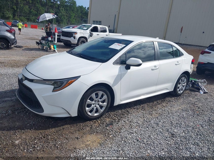 2020 Toyota Corolla VIN 5YFEPRAE0LP007346 IAAI salvage auction — SIDE, Salvage (Mississippi), sold $3,050 on 2026-07-17 (photo 2)
