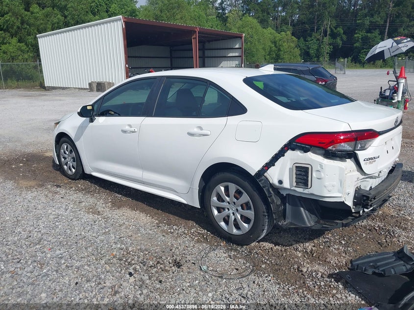 2020 Toyota Corolla VIN 5YFEPRAE0LP007346 IAAI salvage auction — SIDE, Salvage (Mississippi), sold $3,050 on 2026-07-17 (photo 3)