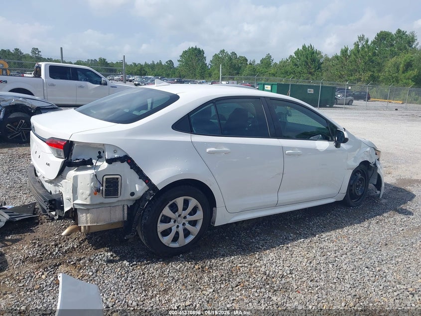 2020 Toyota Corolla VIN 5YFEPRAE0LP007346 IAAI salvage auction — SIDE, Salvage (Mississippi), sold $3,050 on 2026-07-17 (photo 4)