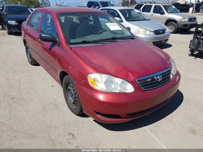 2007 Toyota Corolla VIN JTDBR32E470115915 IAAI salvage auction — NORMAL WEAR, Clear - Dealer Only (California), sold $550 on 2026-07-08 (photo 1)