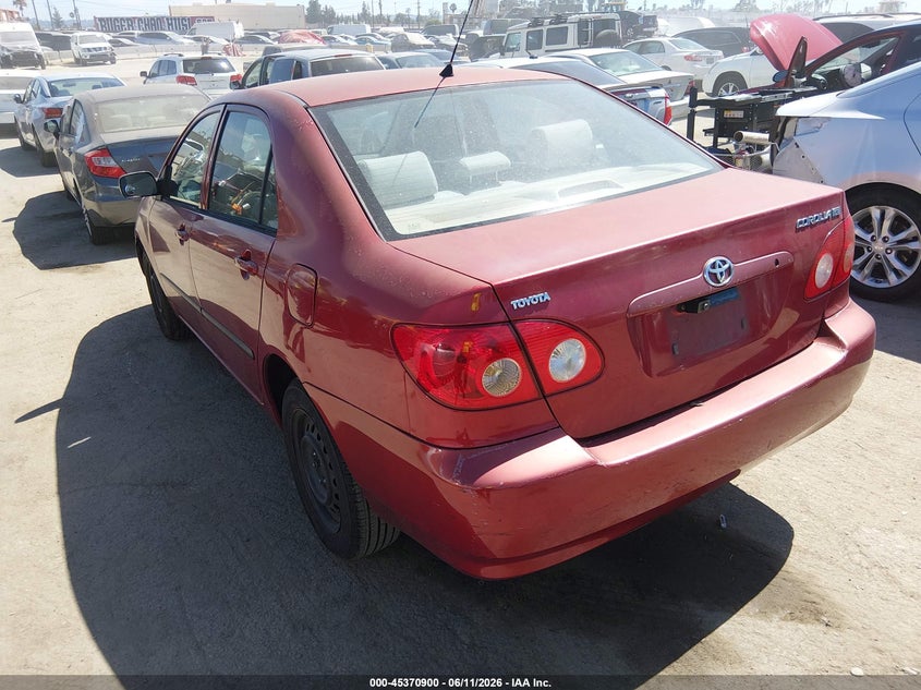 2007 Toyota Corolla VIN JTDBR32E470115915 IAAI salvage auction — NORMAL WEAR, Clear - Dealer Only (California), sold $550 on 2026-07-08 (photo 3)