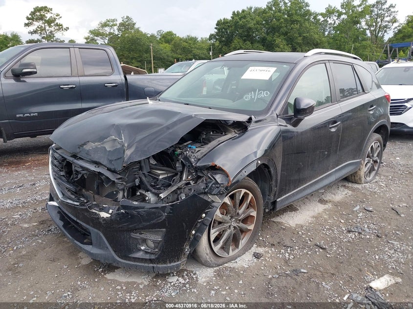 2016 Mazda Cx-5 VIN JM3KE2DY2G0665411 IAAI salvage auction — NORMAL WEAR, Clear (South Carolina), sold $2,950 on 2026-07-28 (photo 2)