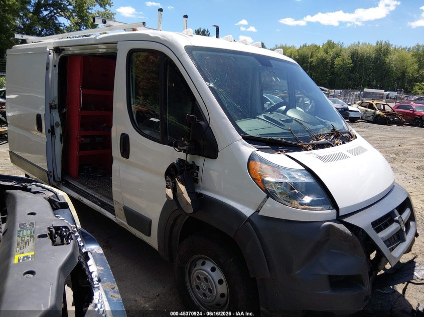2018 Ram Promaster city VIN 3C6TRVAG2JE155354 IAAI salvage auction — ENGINE DAMAGE, Salvage (Connecticut), sold $900 on 2026-08-15 (photo 1)