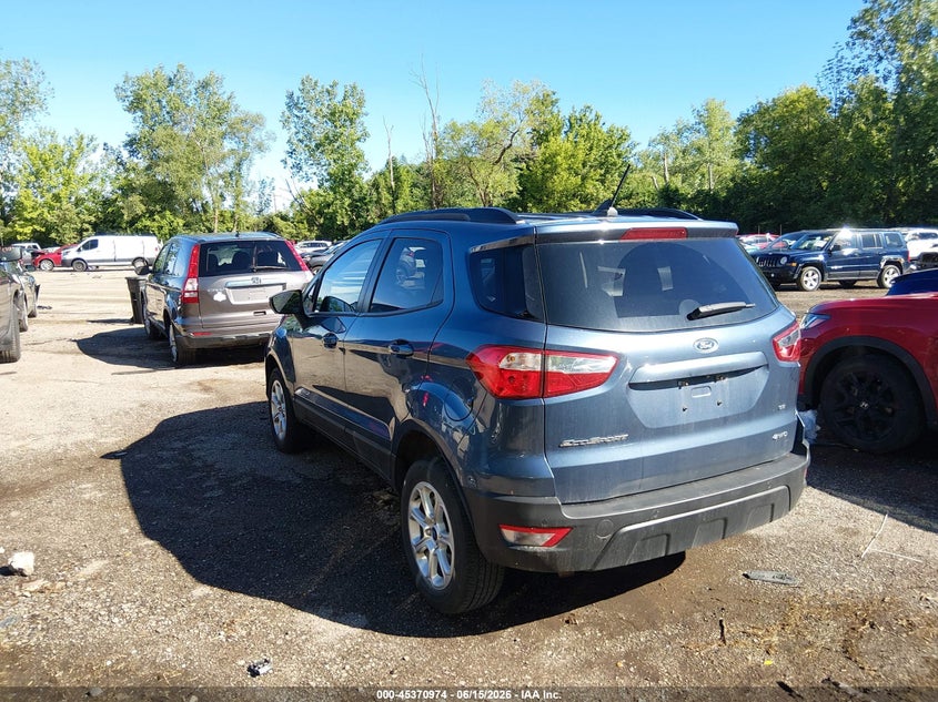 2022 Ford Ecosport VIN MAJ6S3GL7NC463853 IAAI salvage auction — FRONT END, Salvage (Ohio), sold $725 on 2026-07-28 (photo 3)