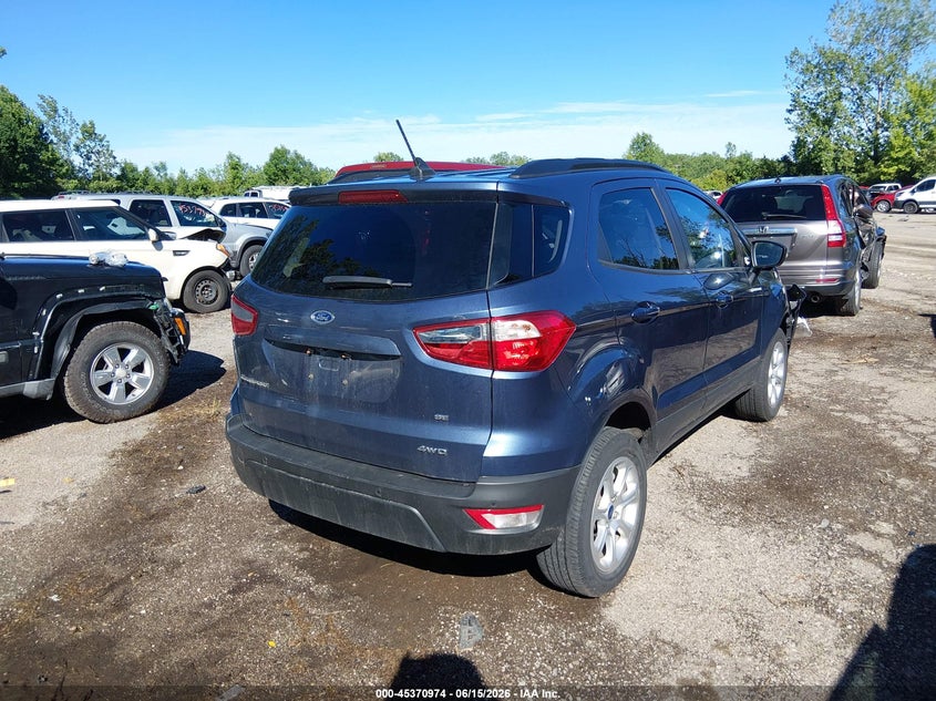 2022 Ford Ecosport VIN MAJ6S3GL7NC463853 IAAI salvage auction — FRONT END, Salvage (Ohio), sold $725 on 2026-07-28 (photo 4)
