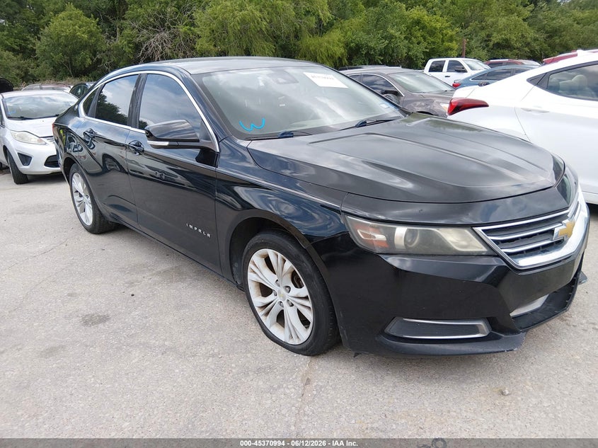 2014 Chevrolet Impala VIN 1G1125S35EU108884 IAAI salvage auction — NORMAL WEAR, Original (Texas), sold $900 on 2026-07-17 (photo 1)