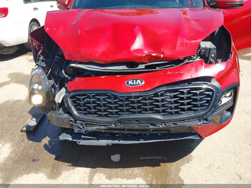 2020 Kia Sportage VIN KNDP6CACXL7679231 IAAI salvage auction — FRONT END, Salvage (Missouri), sold $2,150 on 2026-07-22 (photo 6)