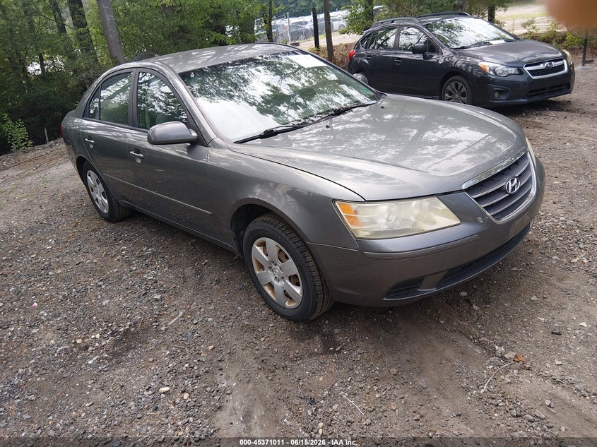 2010 Hyundai Sonata VIN 5NPET4AC9AH585422 IAAI salvage auction — NORMAL WEAR, Clear (Virginia), sold $525 on 2026-07-14 (photo 1)