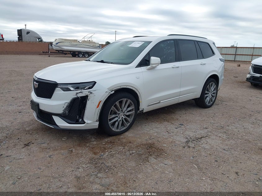 2020 Cadillac Xt6 VIN 1GYKPGRS9LZ146246 IAAI salvage auction — SIDE, Salvage (Texas), sold $7,300 on 2026-07-29 (photo 2)