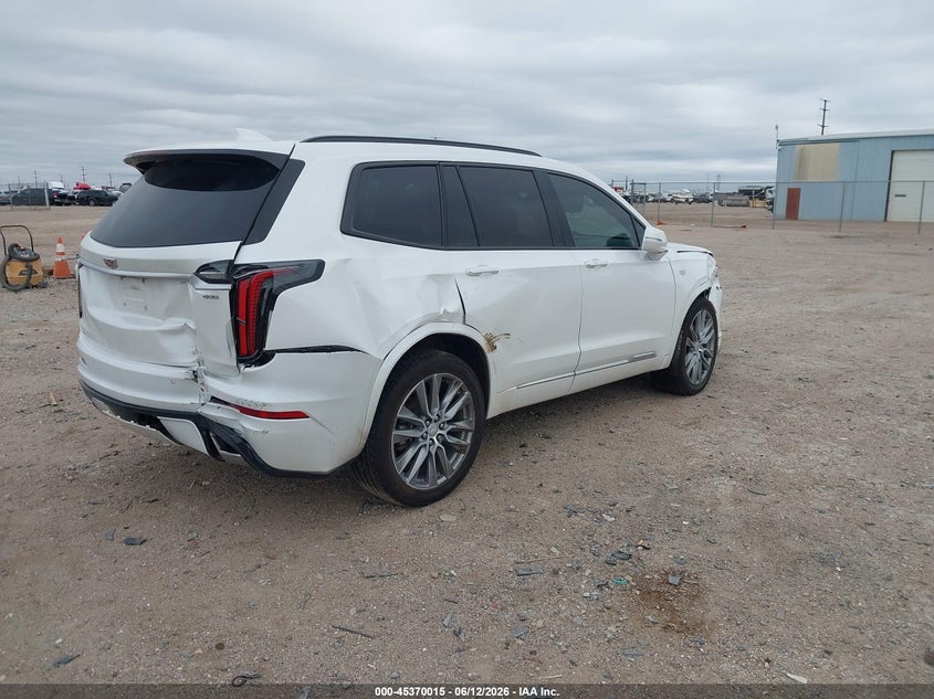 2020 Cadillac Xt6 VIN 1GYKPGRS9LZ146246 IAAI salvage auction — SIDE, Salvage (Texas), sold $7,300 on 2026-07-29 (photo 4)