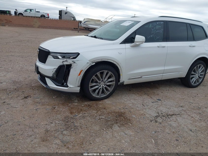 2020 Cadillac Xt6 VIN 1GYKPGRS9LZ146246 IAAI salvage auction — SIDE, Salvage (Texas), sold $7,300 on 2026-07-29 (photo 6)