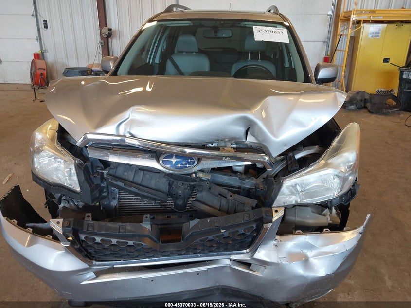 2014 Subaru Forester VIN JF2SJAJC9EH503024 IAAI salvage auction — FRONT END, Clear (Michigan), sold $225 on 2026-07-14 (photo 6)