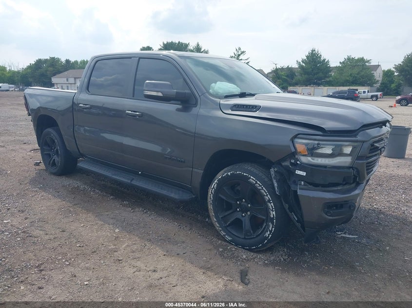 2022 Ram 1500 VIN 1C6SRFVTXNN359491 IAAI salvage auction — FRONT END, Salvage Title, sold $10,100 on 2026-07-30 (photo 1)