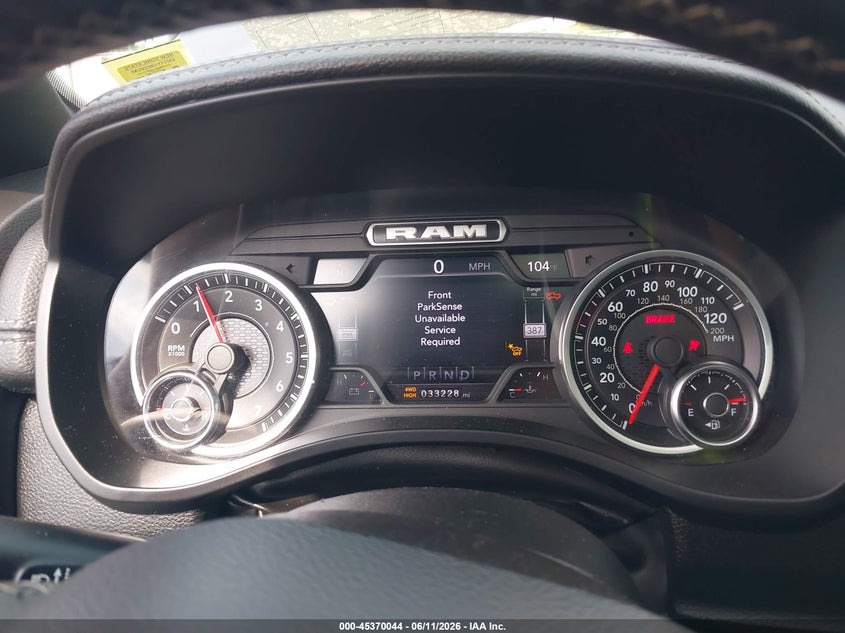 2022 Ram 1500 VIN 1C6SRFVTXNN359491 IAAI salvage auction — FRONT END, Salvage Title, sold $10,100 on 2026-07-30 (photo 7)