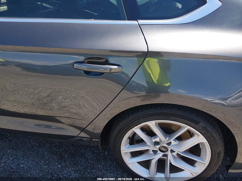 2023 Audi A5 VIN WAUFACF58PA022955 IAAI salvage auction — SIDE, Salvage - Greater Than 75% (Maryland), sold $11,300 on 2026-08-19 (photo 6)