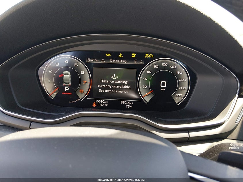2023 Audi A5 VIN WAUFACF58PA022955 IAAI salvage auction — SIDE, Salvage - Greater Than 75% (Maryland), sold $11,300 on 2026-08-19 (photo 7)