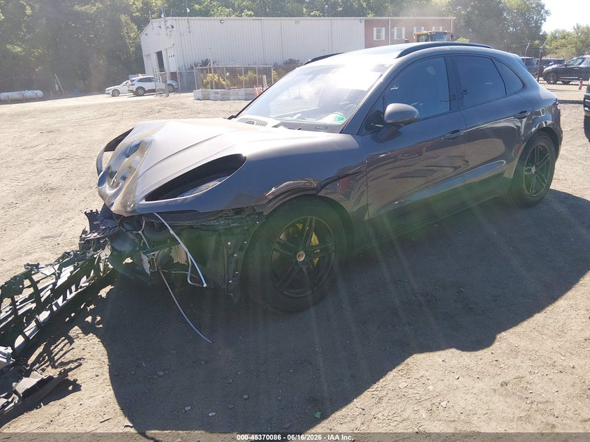 2015 Porsche Macan VIN WP1AB2A51FLB42819 IAAI salvage auction — FRONT END, Salvage (Massachusetts), sold $1,250 on 2026-07-28 (photo 1)