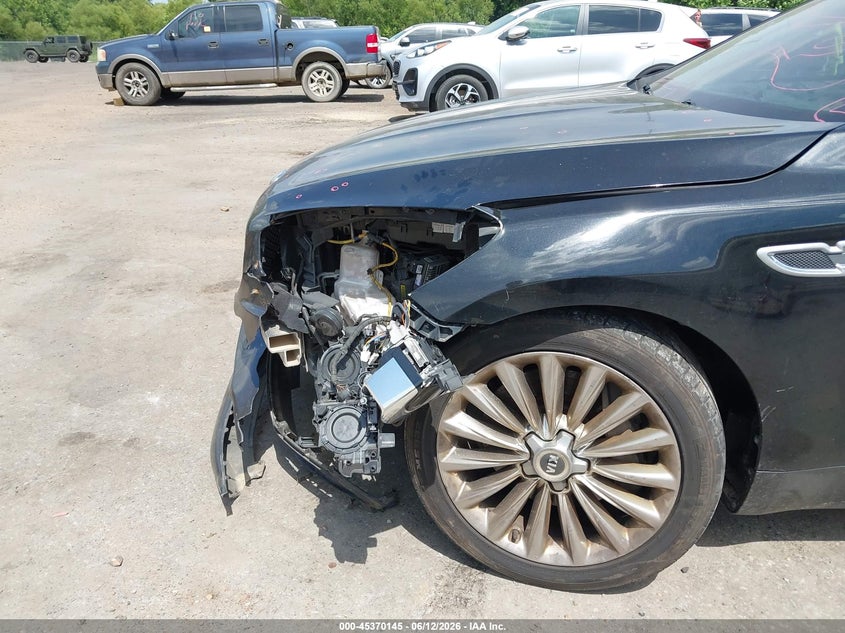 2015 Kia K900 VIN KNALW4D43F6023064 IAAI salvage auction — LEFT FRONT, Salvage (Mississippi), sold $675 on 2026-07-22 (photo 6)