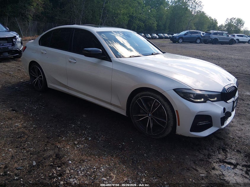 2022 BMW 3er VIN 3MW5R7J09N8C69465 IAAI salvage auction — SIDE, Salvage (Massachusetts), sold $10,300 on 2026-07-29 (photo 1)