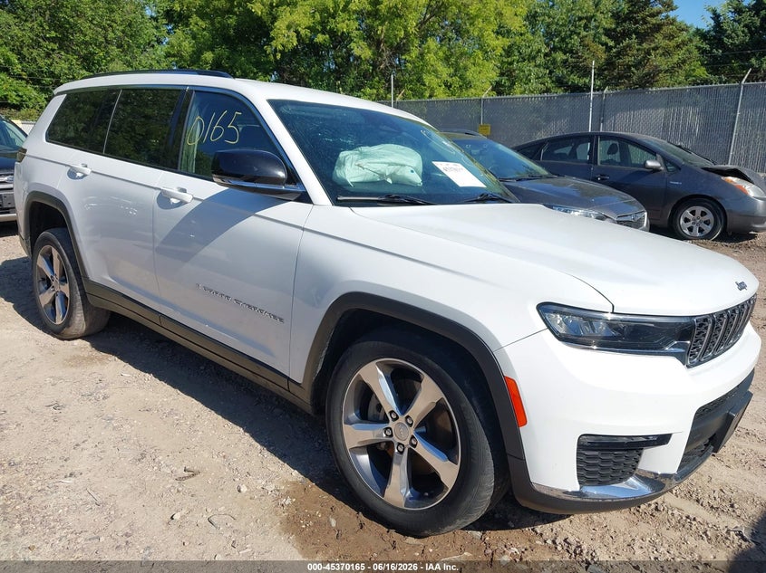 2021 Jeep Grand cherokee VIN 1C4RJKBG5M8141888 IAAI salvage auction — LEFT FRONT, Salvage (Wisconsin), sold $7,200 on 2026-07-29 (photo 1)