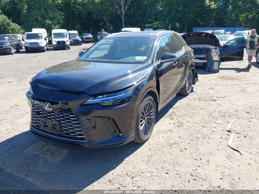 2026 Lexus Rx VIN 2T2BAMCA1TC137147 IAAI salvage auction — FRONT & REAR, Salvage Title, sold $12,600 on 2026-07-30 (photo 2)