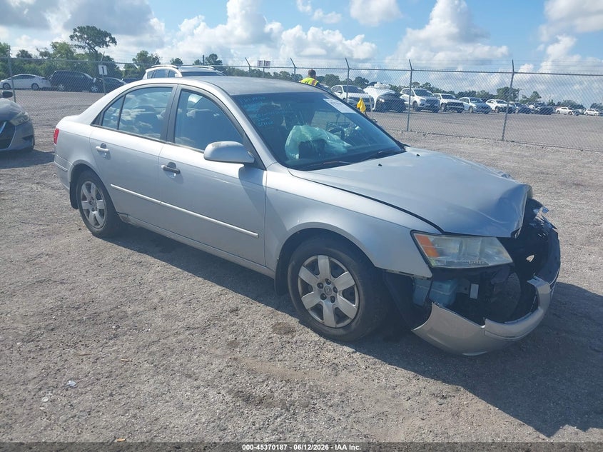 2010 Hyundai Sonata VIN 5NPET4AC7AH633791 IAAI salvage auction — FRONT END, Rebuildable (Florida), sold $750 on 2026-07-16 (photo 1)