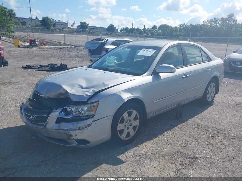 2010 Hyundai Sonata VIN 5NPET4AC7AH633791 IAAI salvage auction — FRONT END, Rebuildable (Florida), sold $750 on 2026-07-16 (photo 2)