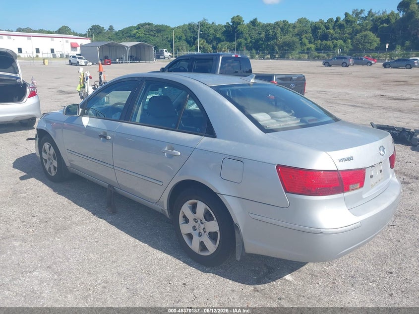 2010 Hyundai Sonata VIN 5NPET4AC7AH633791 IAAI salvage auction — FRONT END, Rebuildable (Florida), sold $750 on 2026-07-16 (photo 3)