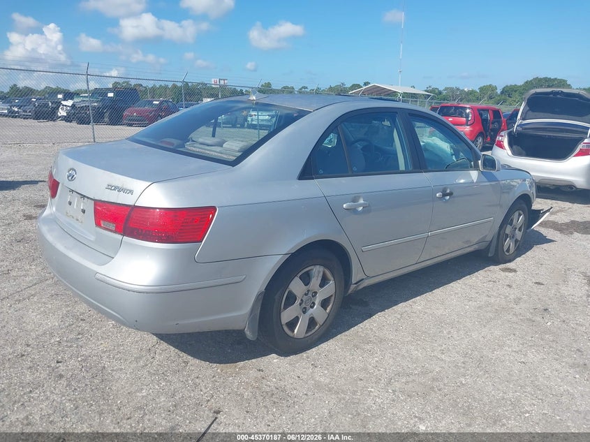 2010 Hyundai Sonata VIN 5NPET4AC7AH633791 IAAI salvage auction — FRONT END, Rebuildable (Florida), sold $750 on 2026-07-16 (photo 4)