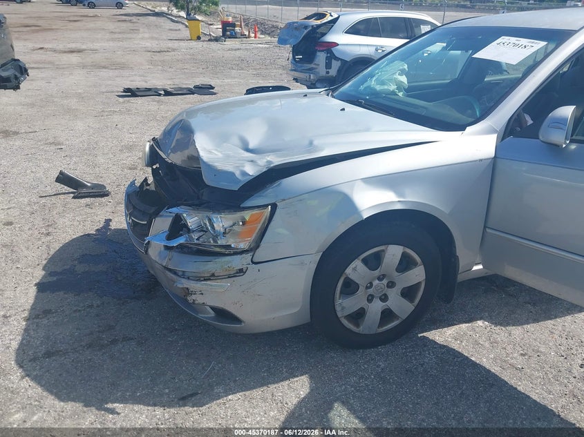 2010 Hyundai Sonata VIN 5NPET4AC7AH633791 IAAI salvage auction — FRONT END, Rebuildable (Florida), sold $750 on 2026-07-16 (photo 6)