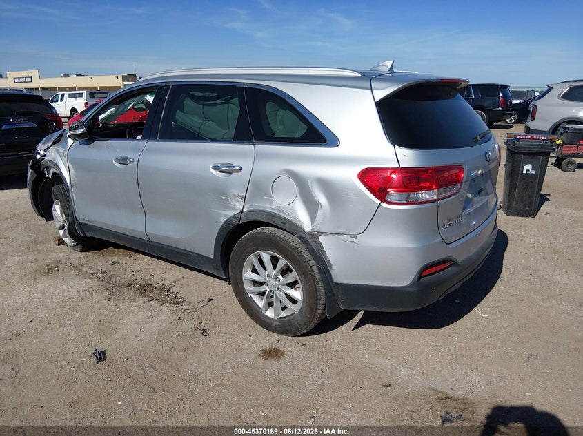 2018 Kia Sorento VIN 5XYPGDA59JG381936 IAAI salvage auction — LEFT FRONT, Salvage (Kansas), sold $1,800 on 2026-07-24 (photo 3)