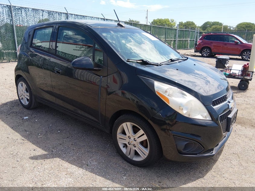 2014 Chevrolet Spark VIN KL8CD6S91EC586870 IAAI salvage auction — HAIL, Salvage (Kansas), sold $1,050 on 2026-07-24 (photo 1)