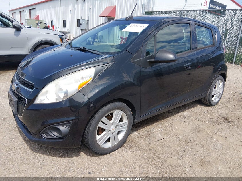 2014 Chevrolet Spark VIN KL8CD6S91EC586870 IAAI salvage auction — HAIL, Salvage (Kansas), sold $1,050 on 2026-07-24 (photo 2)