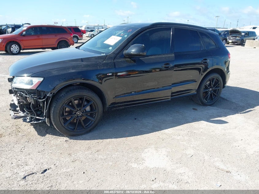 2017 Audi Q5 VIN WA1D7AFP8HA096323 IAAI salvage auction — FRONT END, Original (Texas), sold $5,100 on 2026-07-10 (photo 2)