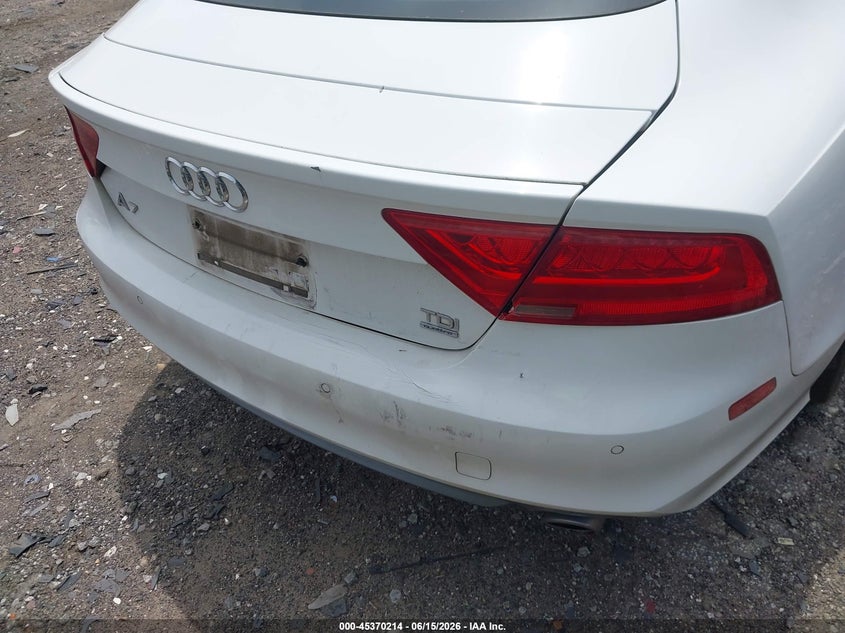 2015 Audi A7 VIN WAU2MAFC8FN039352 IAAI salvage auction — REAR END, Salvage (Idaho), sold $6,600 on 2026-07-31 (photo 6)