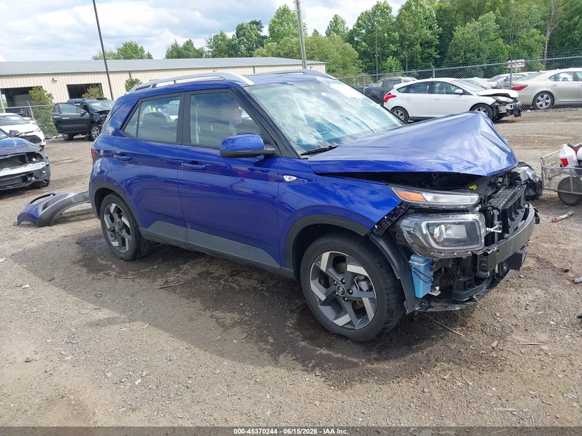 2025 Hyundai Venue VIN KMHRC8A3XSU416585 IAAI salvage auction — FRONT END, Salvage Title, sold $25 on 2026-07-27 (photo 1)